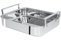 Plat à four Cristel 30x22cm trilaminé en acier inoxydable 18/10