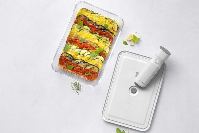 Plat à gratin sous vide Zwilling Fresh & Save en verre borosilicate