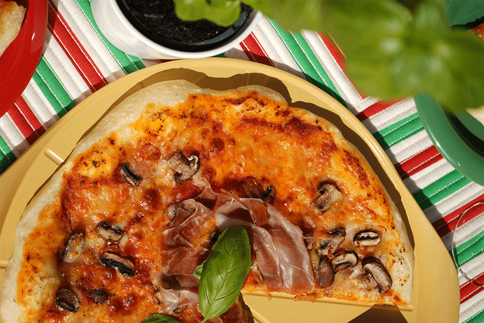 Plat à pizza Cookut Le Formidable mangue avec coupe-pizza et livret de recettes - Édition limitée 2026