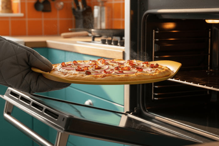 Plat à pizza Cookut Le Formidable mangue avec coupe-pizza et livret de recettes - Édition limitée 2026