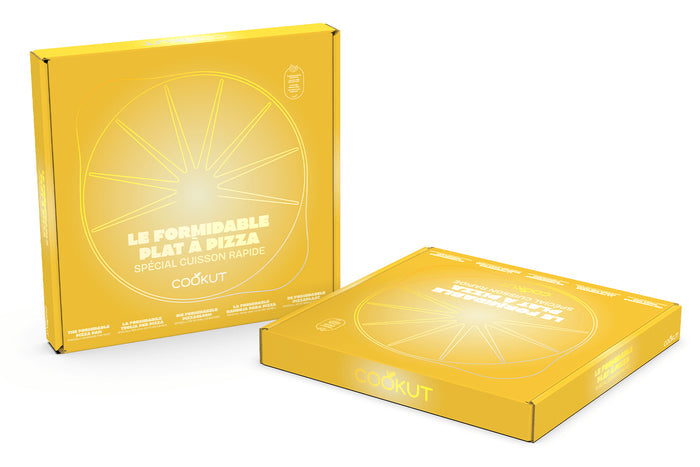 Plat à pizza Cookut Le Formidable mangue avec coupe-pizza et livret de recettes - Édition limitée 2026