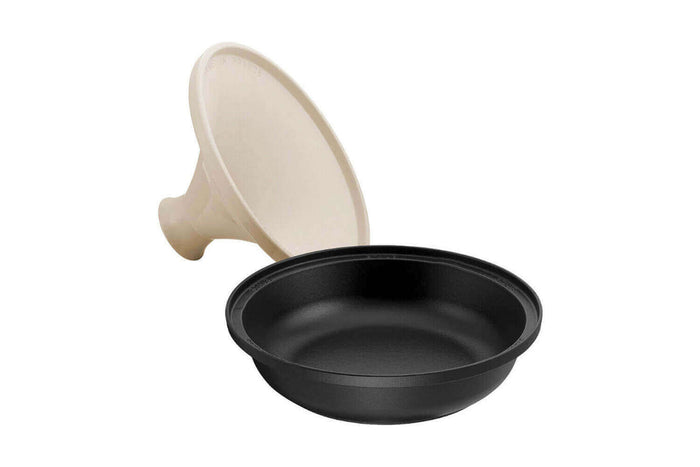 Plat à tajine Staub 20cm en fonte émaillée avec couvercle crème compatible induction