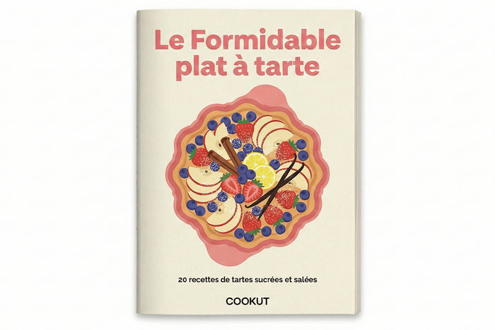 Plat à tarte Cookut Le Formidable avec coupe-tarte mangue - Édition limitée 2026