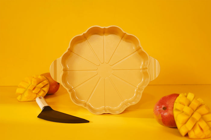 Plat à tarte Cookut Le Formidable avec coupe-tarte mangue - Édition limitée 2026