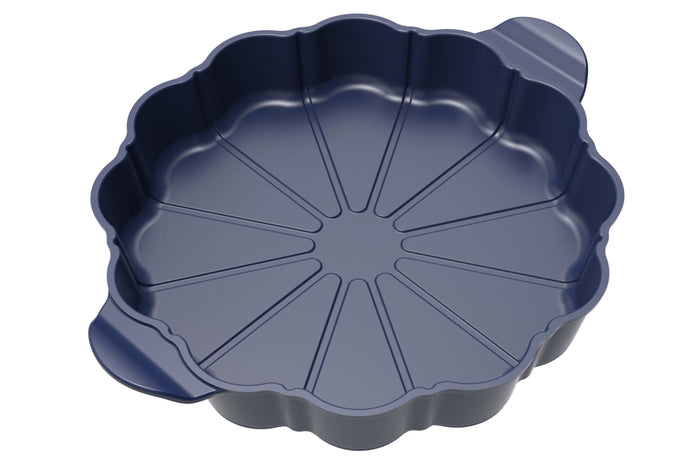 Plat à tarte Cookut Le Formidable avec coupe-tarte myrtille