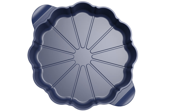 Plat à tarte Cookut Le Formidable avec coupe-tarte myrtille