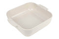 Plat four carré Peugeot Appolia en céramique écru 28x22,5x6,5cm