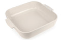 Plat four carré Peugeot Appolia en céramique écru 29,5x29,5x7,5cm