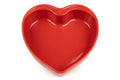Plat four cœur Peugeot Appolia For You en céramique rouge diamètre 26cm