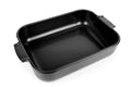 Plat four rectangle Peugeot Appolia en céramique noire satinée 36x23,6x7,5cm