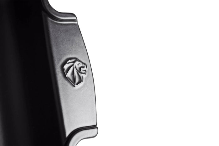 Plat four rectangle Peugeot Appolia en céramique noire satinée 36x23,6x7,5cm