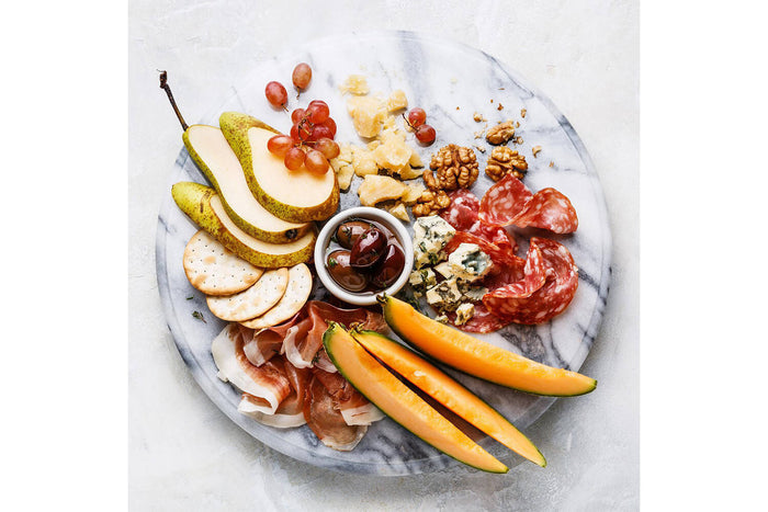 Plateau à fromage tournant 30,5cm en marbre