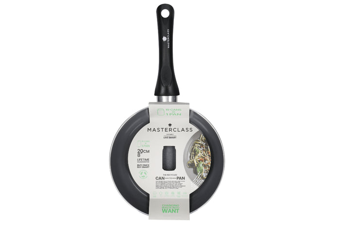 Poêle à frire antiadhésive MasterClass Can-to-Pan en aluminium recyclé 20cm