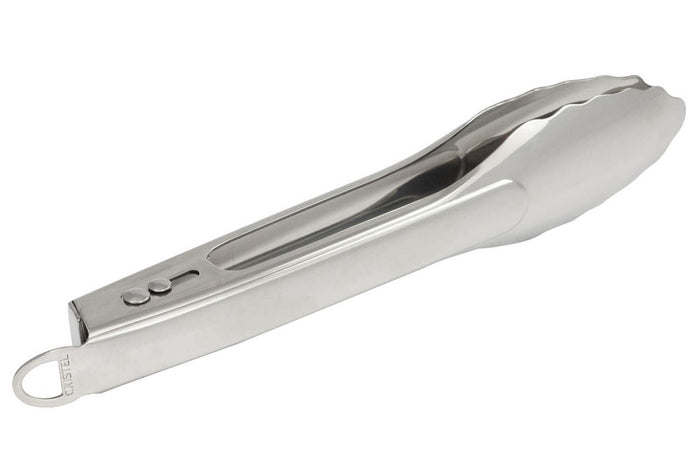 Poêle grill Cristel Castel'Pro inox + pince de service inox offerte - Exclusivité