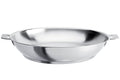Poêle haute Cristel Strate Amovible en acier inox 18/10 - 28cm