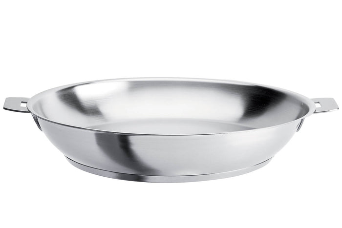 Poêle haute Cristel Strate Amovible en acier inox 18/10 - 28cm