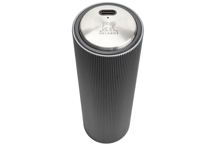 Pompe à vide automatique Peugeot Line Preserve Electric en aluminium 14cm + 2 bouchons