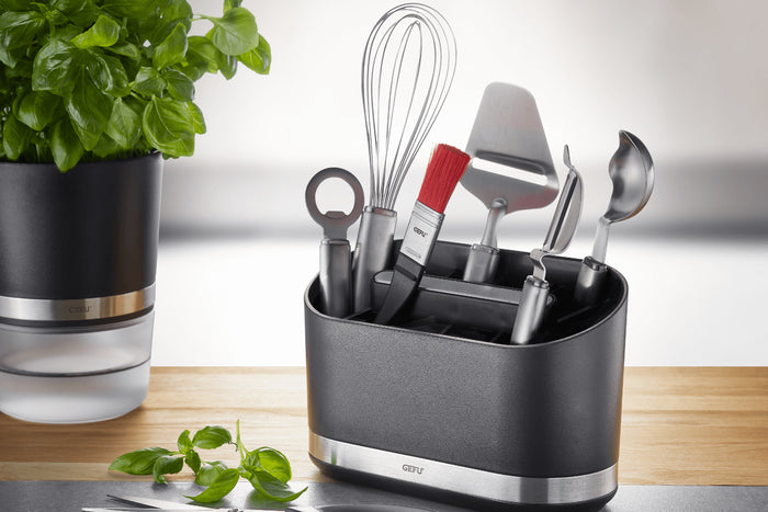 Porte-ustensiles Gefu Smartline 10 compartiments inox/ABS