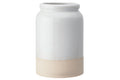 Porte-ustensiles KitchenCraft Idilica en grès crème