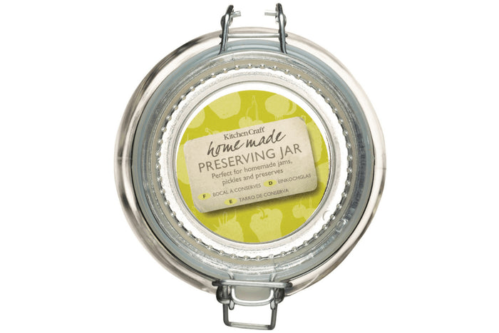 Pot de conservation KitchenCraft Home Made en verre 750ml avec joint hermétique