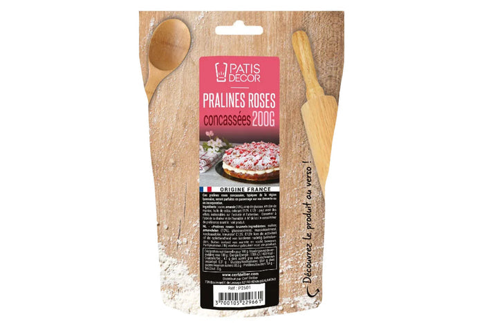 Pralines roses concassées Patisdécor 200g
