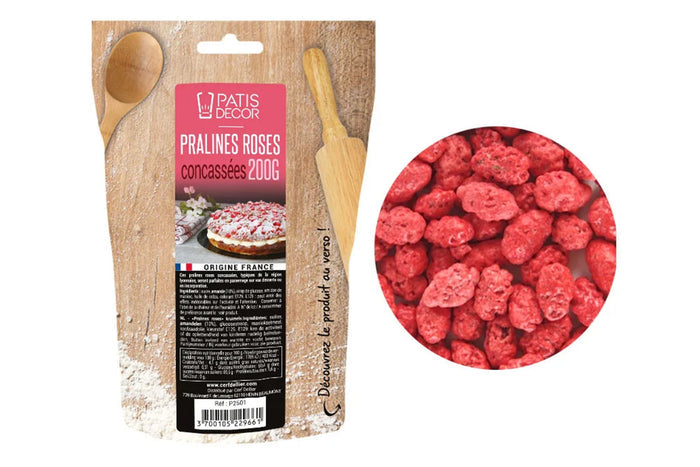 Pralines roses concassées Patisdécor 200g