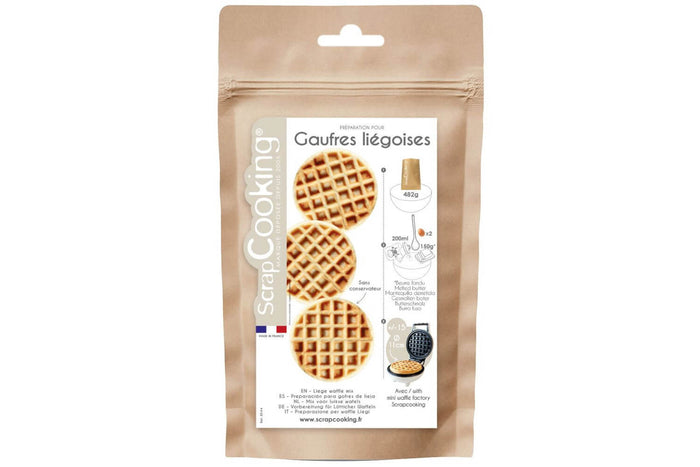 Préparation Scrapcooking pour gaufres liégeoises – 480g