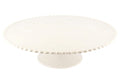 Présentoir à gâteau sur pied Patisdécor en céramique avec bord perlé 31cm