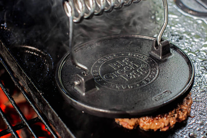 Presse à griller Big Green Egg en fonte émaillée
