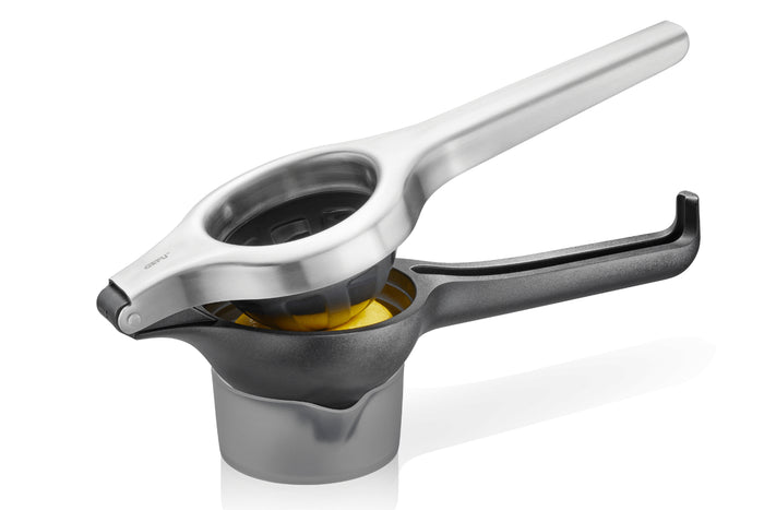 Presse-agrumes Gefu Lemon Pro en acier inox et polymère anthracite