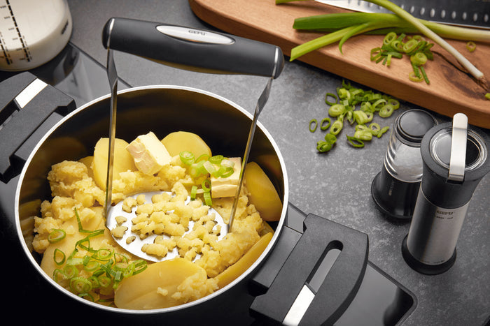 Presse-purée Gefu Timbra en acier inox