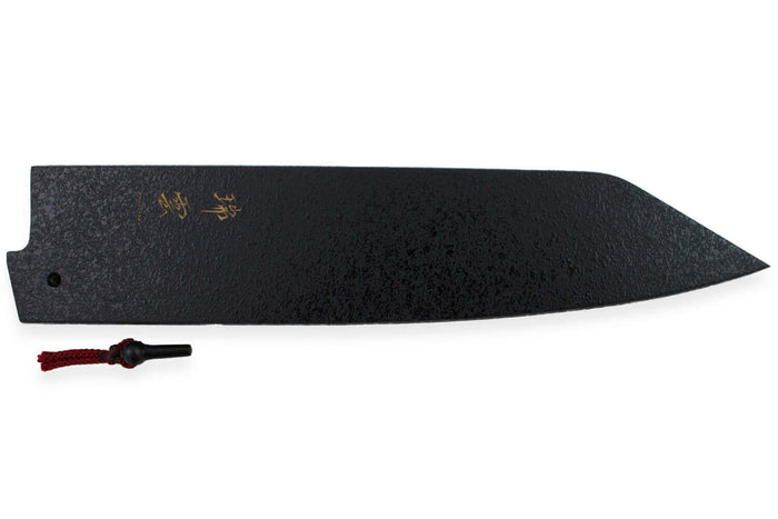 Protège-lame Kanetsugu Saya en bois de magnolia pour couteau de chef Kiritsuke Zuiun