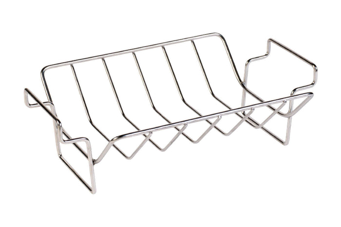 Rack de rôtisserie en V pour barbecues Big Green Egg Small et Medium