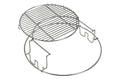 Rack multi-niveau avec grille ronde inox pour Big Green Egg XLarge