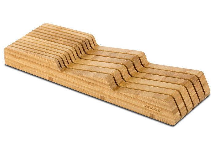Range couteaux pour tiroir Arcos en bambou