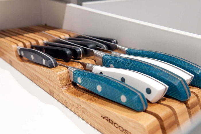 Range couteaux pour tiroir Arcos en bambou