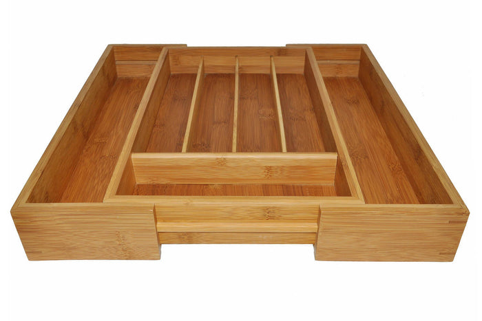 Range-couverts ajustable Point Virgule en bambou