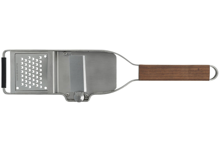 Râpe à truffe 2-en-1 Microplane Master manche en noyer