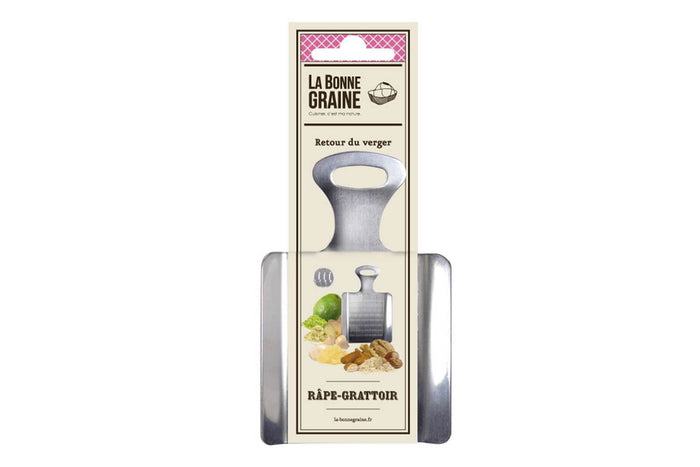 Râpe grattoir La Bonne Graine en acier inox