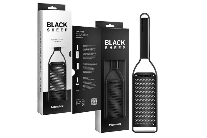 Râpe Microplane Black Sheep grains fins - 13,6cm