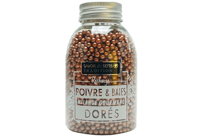 Recharge poivre et baies dorées Savor&Sens - 155g