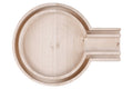 Repose-cuillère KitchenCraft Idilica en bois de hêtre 16,5 x 12,5 x 2cm