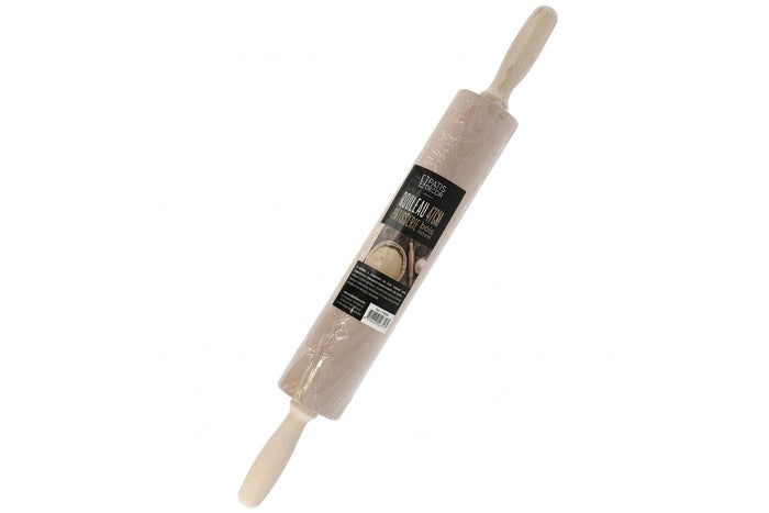 Rouleau à pâtisserie Patisdécor avec poignées en bois de hêtre 47cm