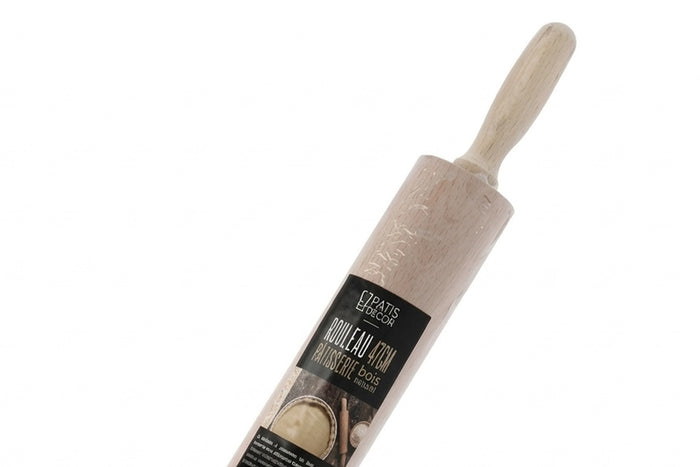 Rouleau à pâtisserie Patisdécor avec poignées en bois de hêtre 47cm
