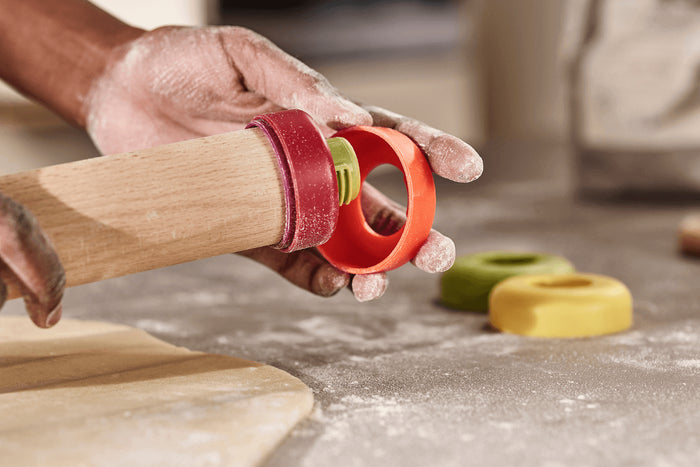 Rouleau à pâtisserie réglable Joseph Joseph PrecisionPin multicolore