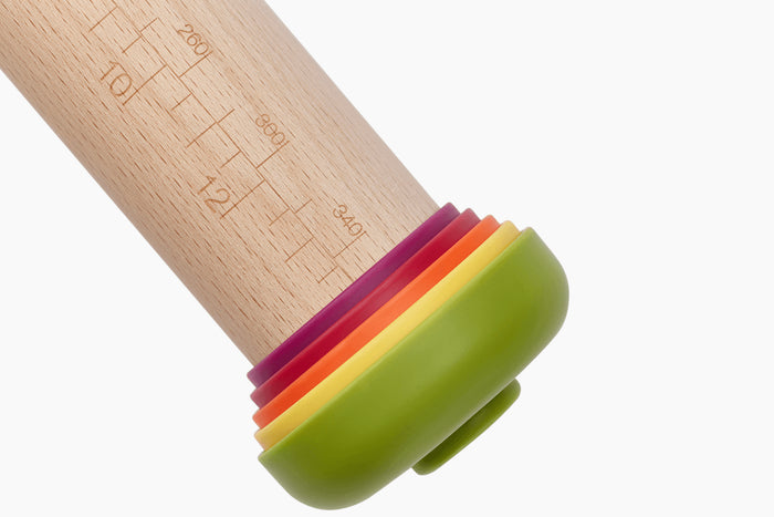Rouleau à pâtisserie réglable Joseph Joseph PrecisionPin multicolore