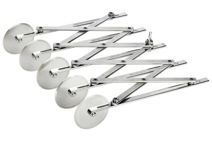 Rouleau multicoupe métal simple 5 roulettes lisses