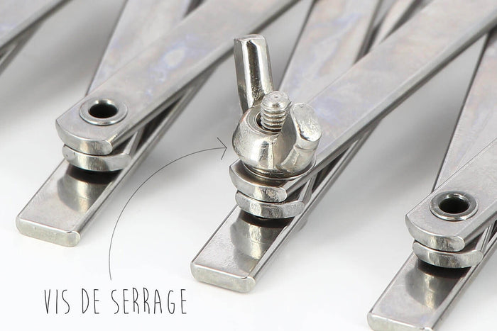 Rouleau multicoupe métal simple 5 roulettes lisses