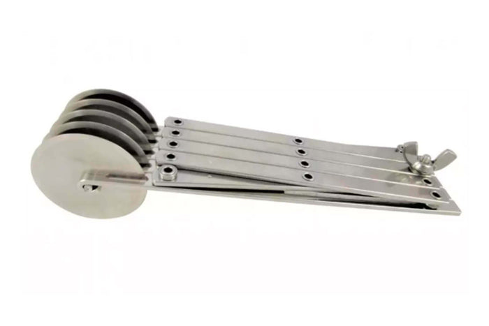 Rouleau multicoupe métal simple 5 roulettes lisses