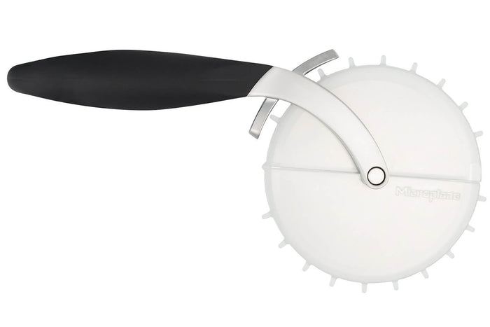 Roulette à pizza Microplane à double tranchant avec pique-pâte amovible